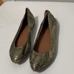 Lucky Brand  Snakeskin Flats
